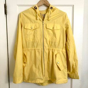 J. Crew Yellow Anorak Jacket - Size L